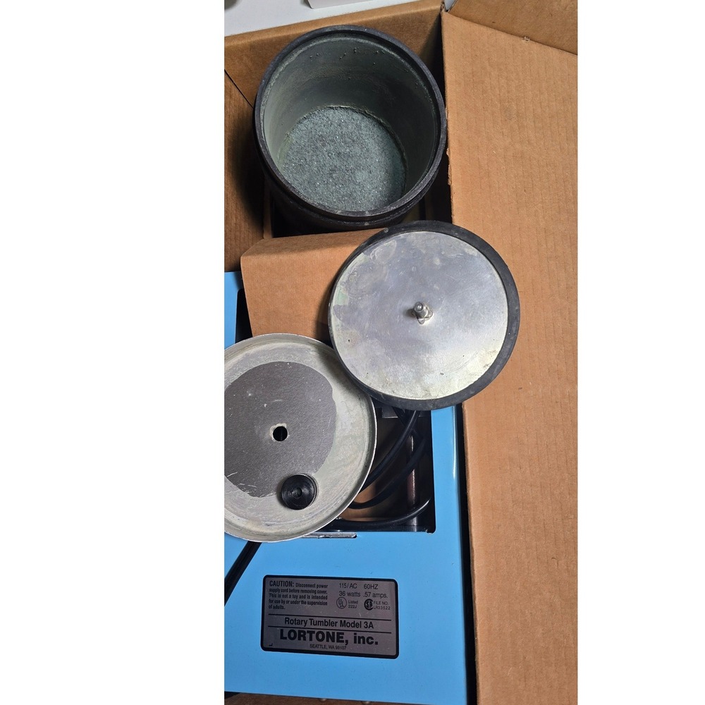 Lortone Model 3A Rotary Rock Tumbler Single 3lb Barrel Professional Lapidary USA - Picture 4 of 4